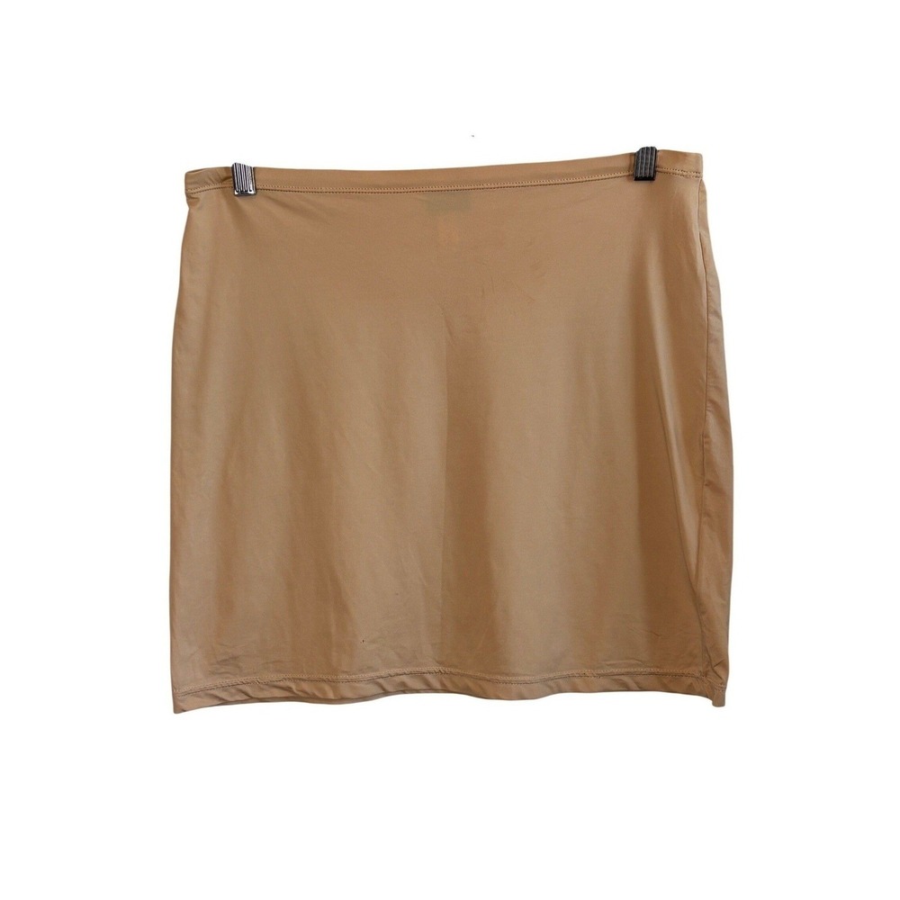 Cosabella Mini Skirt Tan Womens Medium Made‎ in Italy Stretch Basic Layering